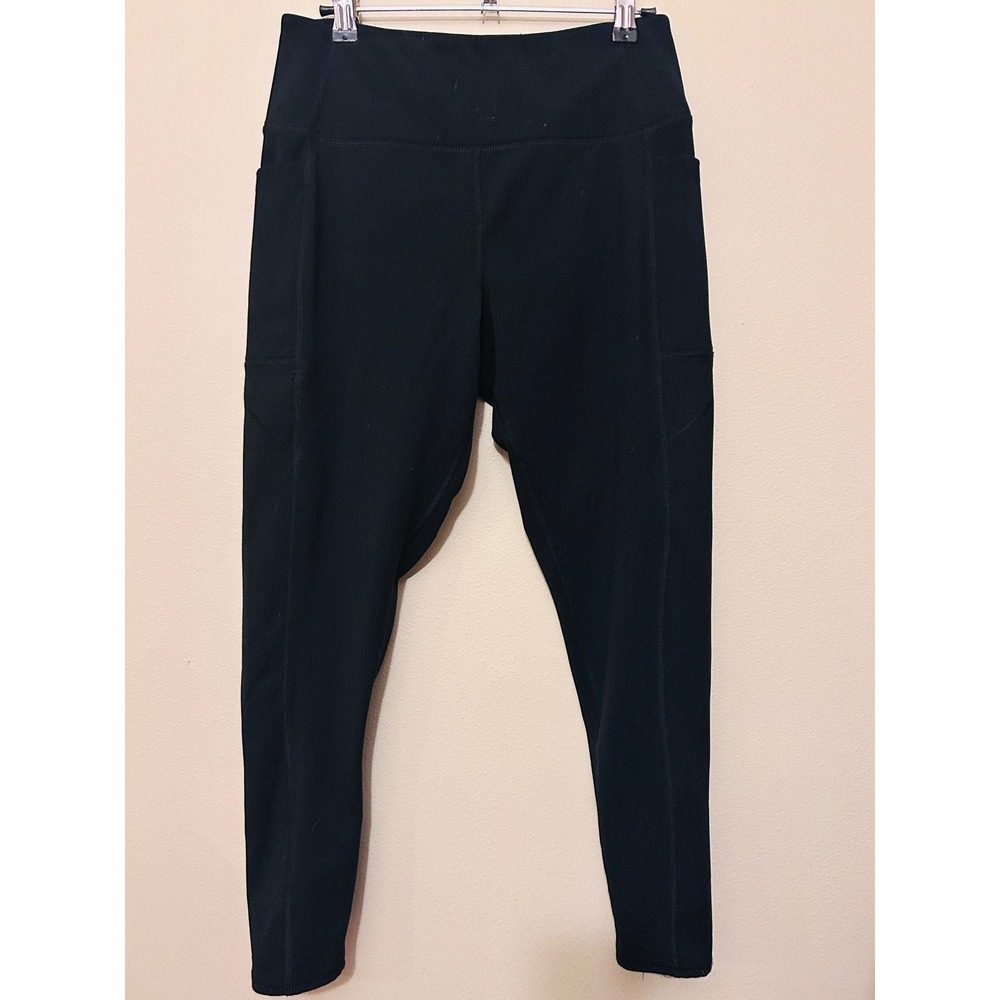 BSP Better Sports Performance Leggings Women Large Black Excellent High Waist